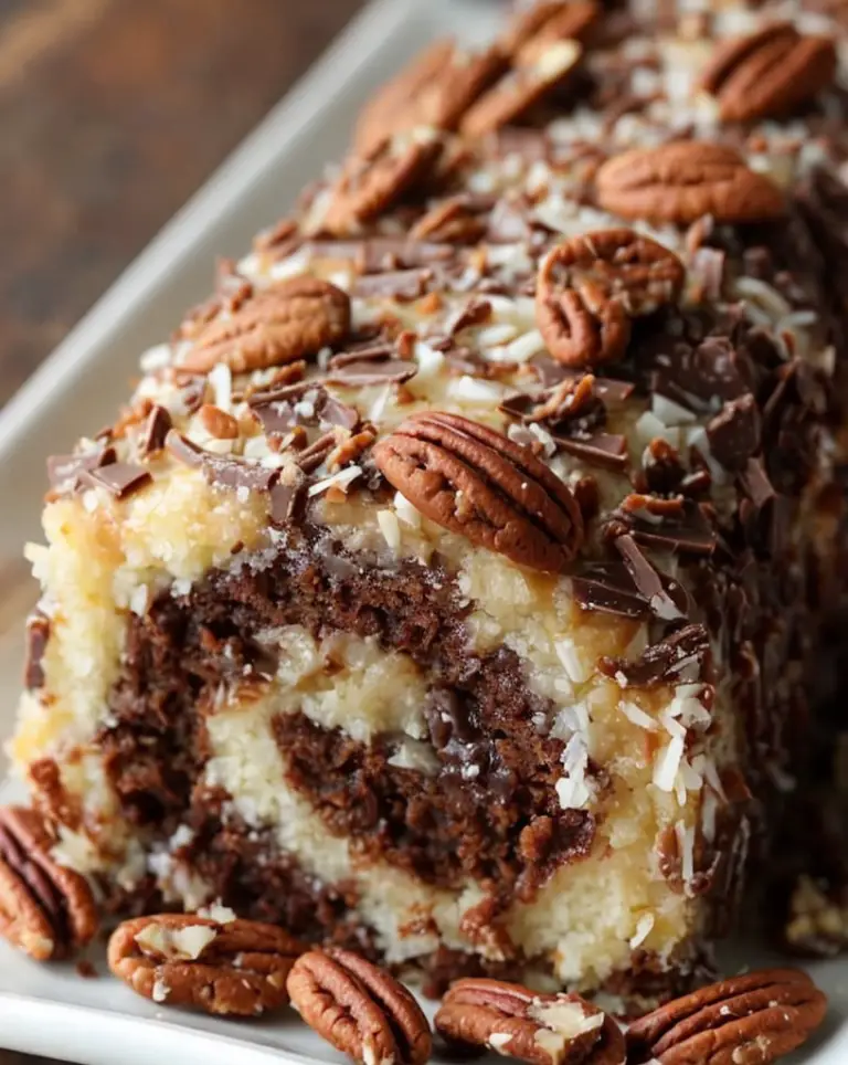 Indulge In A Decadent German Chocolate Coconut Pecan Roll Cake Exorecipes