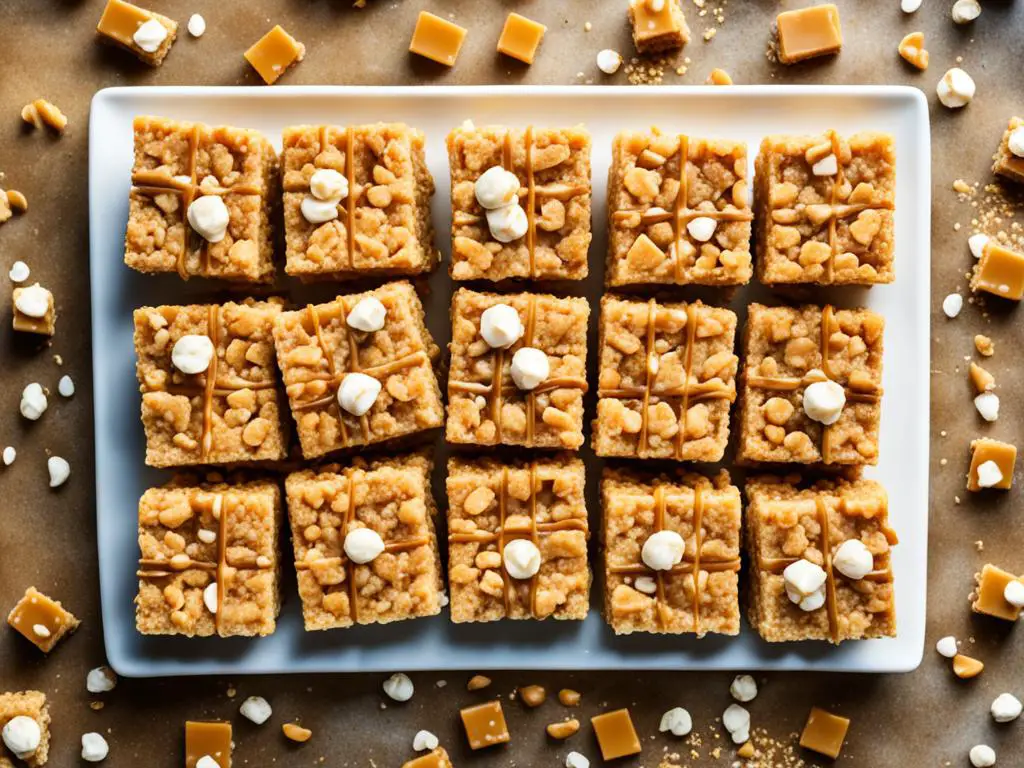 Salted Caramel Rice Krispie Treats