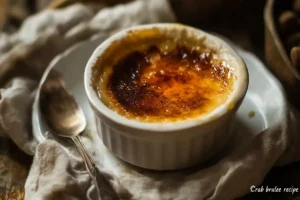 Discover the ultimate Crab Brulee recipe—a perfect blend of savory crab and creamy custard, topped with caramelized sugar.