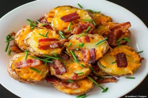 Cheddar bacon chips, crispy bacon potato chips, homemade potato crisps, cheesy bacon chips, baked potato chips