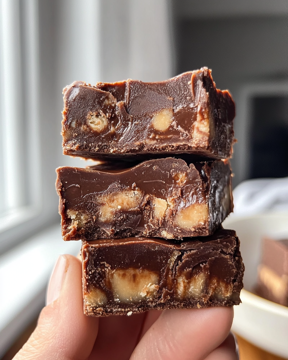 homemade Snickers fudge, Snickers-inspired fudge, chocolate peanut fudge, no-bake Snickers treat, layered caramel fudge, candy bar fudge recipe