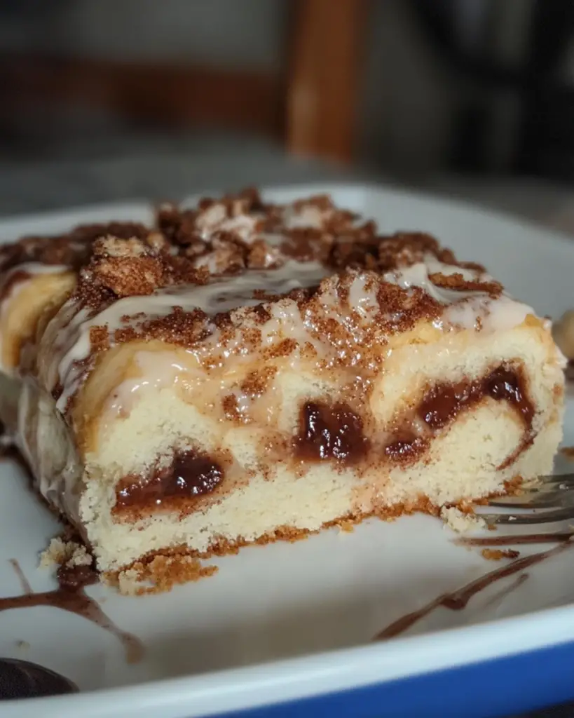 cinnamon roll cake, gooey cinnamon cake, cinnamon sugar swirl cake, homemade cinnamon roll cake, easy cinnamon roll cake