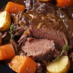 slow-cooked chuck roast, tender beef chuck roast, chuck roast with vegetables, braised chuck roast, hearty chuck roast recipe