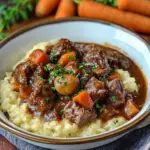beef burgundy, classic French stew, red wine beef stew, French beef stew, Burgundy beef stew