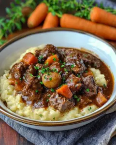 beef burgundy, classic French stew, red wine beef stew, French beef stew, Burgundy beef stew