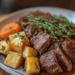 best pot roast, classic pot roast recipe, tender pot roast, easy pot roast, slow-cooked pot roast