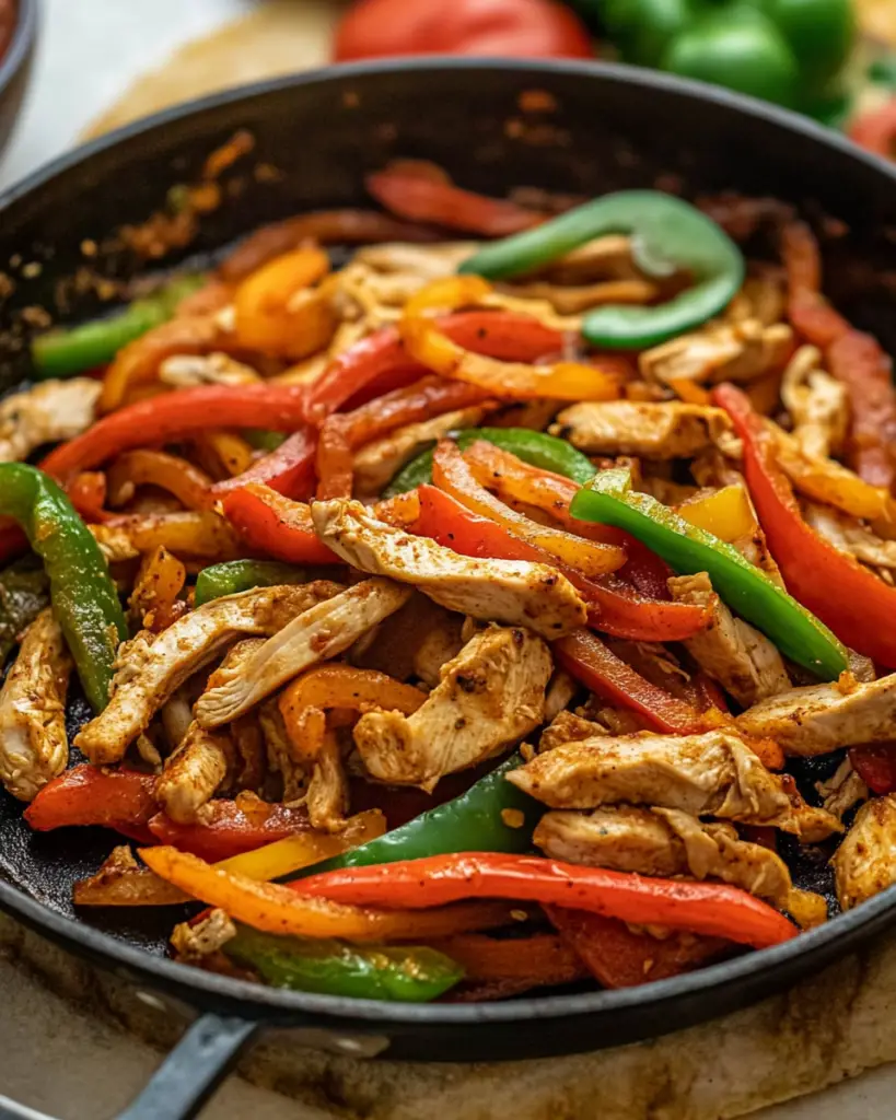 simple chicken fajitas, quick chicken fajitas, chicken fajitas recipe, easy fajitas, best chicken fajitas