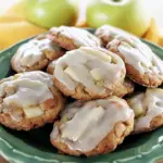 apple spice cookies, glazed apple cookies, soft apple cookies, fall apple dessert, apple cinnamon cookies