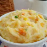 Loaded mashed potatoes, bacon mashed potatoes, cheesy mashed potatoes, ranch mashed potatoes, rustic mashed potatoes