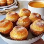 cinnamon sugar breakfast muffins, French doughnut muffins, vintage breakfast puffs, buttery cinnamon muffins, cinnamon breakfast treats