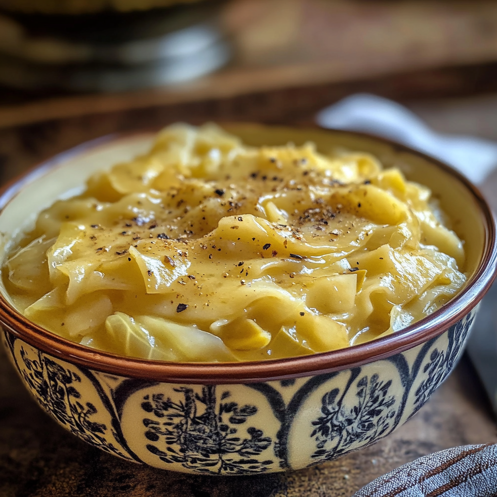 cabbage and noodles, Polish Haluski, Slovak Haluski, fried cabbage noodles, buttery cabbage noodles, traditional Haluski, Eastern European cabbage dish