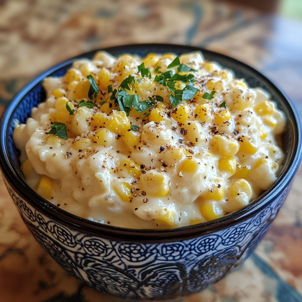 creamed corn recipe, easy creamed corn, fresh corn creamed corn, cream corn homemade, best creamed corn