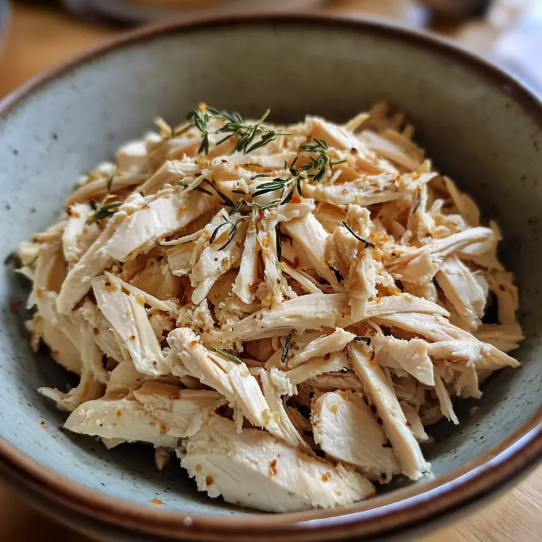 easy shredded chicken, shredded chicken recipes, how to shred chicken, chicken breast shredded, pulled chicken, shredded chicken meal prep, tender chicken, shredded chicken for tacos