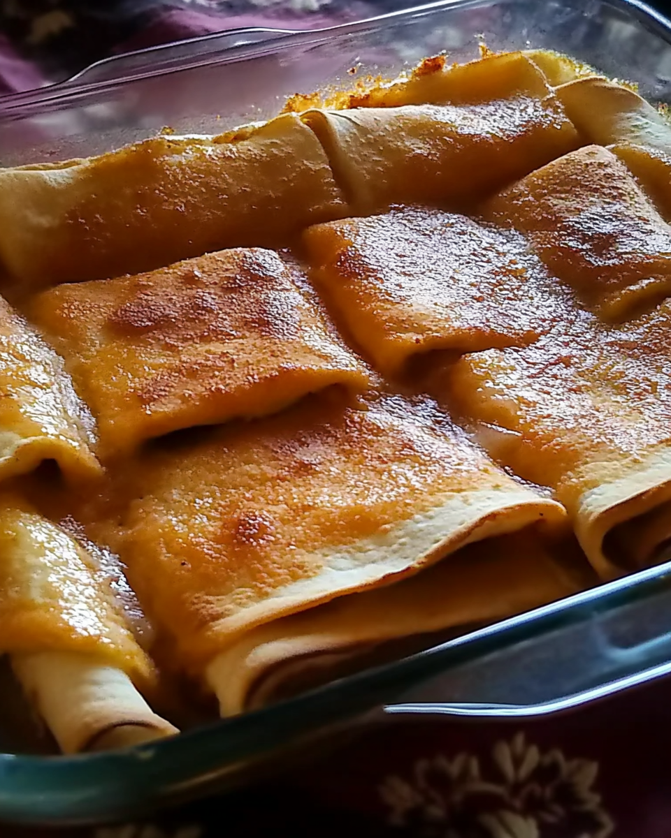 apple pie enchiladas, cinnamon apple enchiladas, baked apple enchiladas, easy apple dessert, apple tortilla dessert