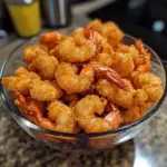 fried popcorn shrimp, crunchy shrimp bites, crispy shrimp recipe, homemade popcorn shrimp, panko popcorn shrimp