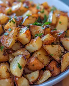 crispy home fries, skillet home fries, breakfast potatoes, pan-fried potatoes, simple home fries recipe