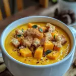 squash soup, creamy squash soup, roasted butternut squash soup, vegan butternut squash soup