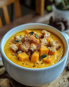 squash soup, creamy squash soup, roasted butternut squash soup, vegan butternut squash soup