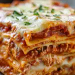 crockpot lasagna recipe, slow cooker ravioli lasagna, easy ravioli lasagna, Italian crockpot lasagna, no-layer crockpot lasagna