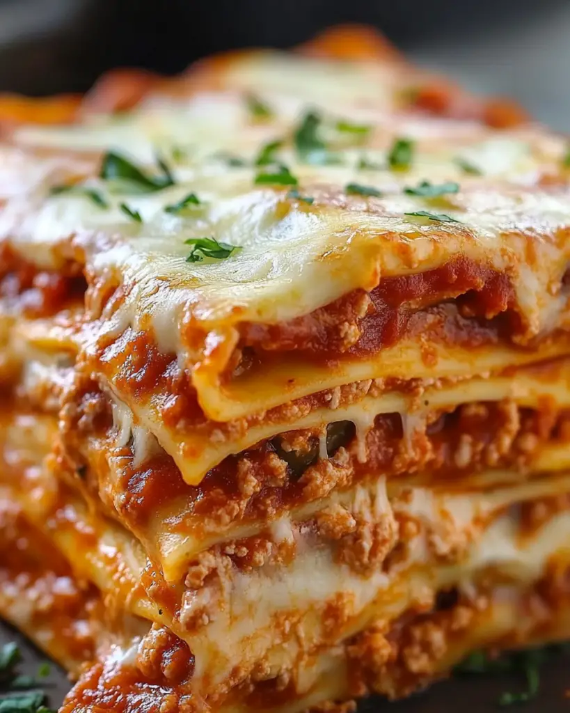 crockpot lasagna recipe, slow cooker ravioli lasagna, easy ravioli lasagna, Italian crockpot lasagna, no-layer crockpot lasagna