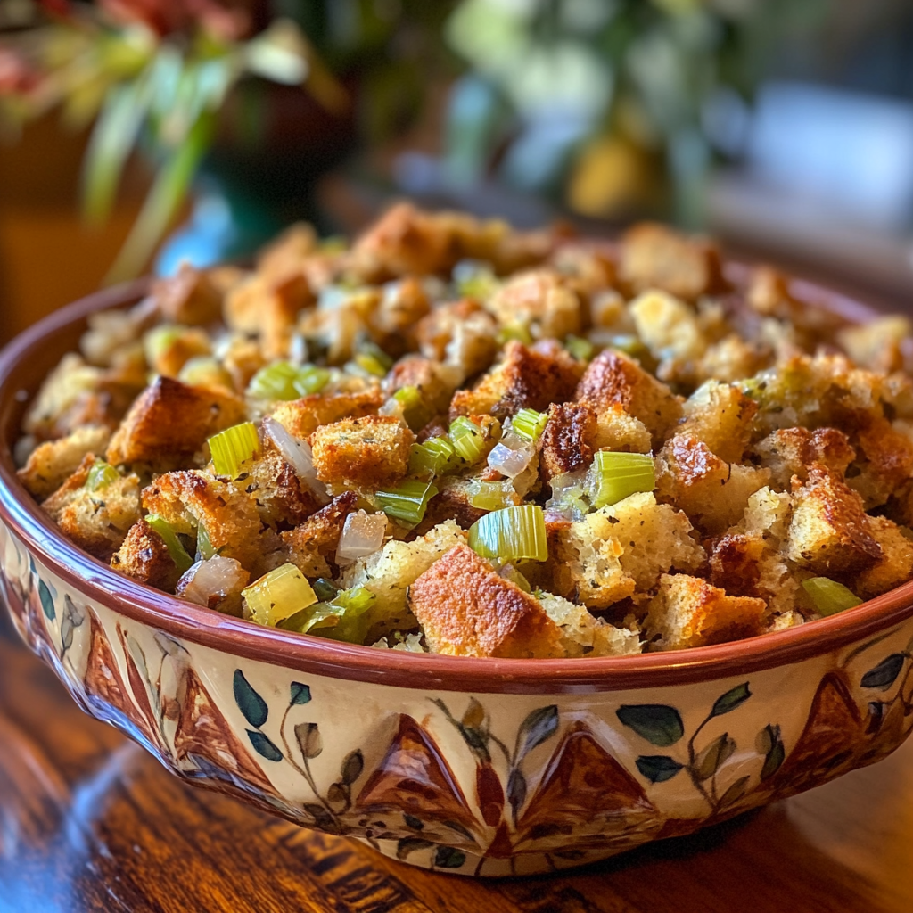 Thanksgiving stuffing, holiday stuffing recipe, classic stuffing, herbed stuffing, best stuffing recipe, turkey stuffing, family stuffing recipe