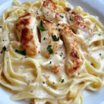 creamy chicken alfredo, homemade chicken fettuccine alfredo, easy alfredo pasta, chicken alfredo pasta, classic chicken Alfredo