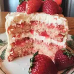 strawberry cake recipe, homemade strawberry cake, classic strawberry cake, easy strawberry cake recipe, best strawberry cake