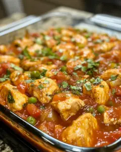 Mexican chicken casserole, cheesy chicken salsa bake, easy chicken casserole, salsa chicken bake, chicken casserole with salsa