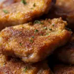 pan-fried pork chops with apples, pork chops with caramelized apples, pork chops and apples recipe, apple pork chop skillet, pork with apples