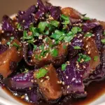 red cabbage recipe, sweet and sour cabbage, German braised cabbage, easy braised cabbage, cabbage with apples, cabbage side dish