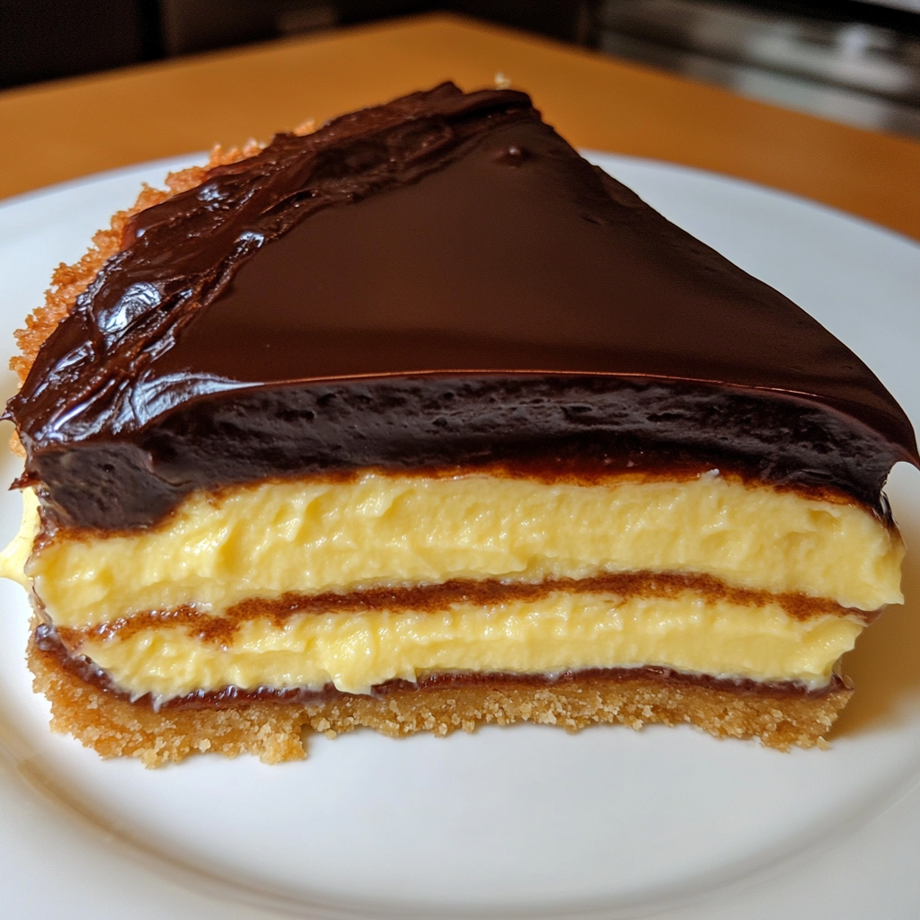 classic Boston Cream Pie, homemade Boston Cream Pie, best Boston Cream Pie recipe, easy Boston Cream Pie, traditional Boston Cream Pie, sponge cake with custard and ganache