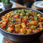 drunken noodles pasta, Italian wine pasta, pappardelle with sausage, wine-infused pasta, Italian sausage noodles, red wine pasta dish