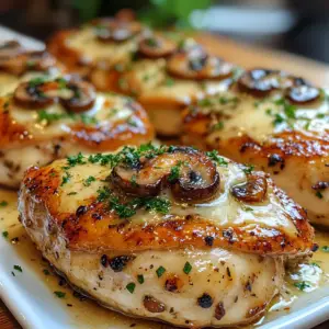 stuffed chicken with garlic and cheese, mushroom stuffed chicken breast, cheesy mushroom stuffed chicken, garlic butter stuffed chicken, easy stuffed chicken recipe