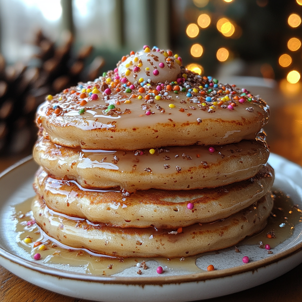 spiced pancakes, holiday breakfast recipes, gingerbread-flavored pancakes, Christmas pancakes, festive pancakes, molasses pancakes