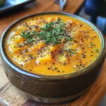 creamy squash soup, roasted squash soup recipe, butternut soup with nutmeg, fall squash recipes, vegan squash soup, healthy squash soup