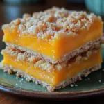 Mango dessert bars, tropical fruit bars, mango crumb recipe, mango-filled bars, mango pastry bars