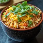 crockpot taco chicken and rice, slow-cooked chicken and rice recipe, taco chicken slow cooker meal, easy taco chicken dinner, taco chicken rice casserole