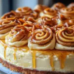 cinnamon cheesecake recipe, honeybun-inspired cheesecake, creamy cinnamon dessert, layered cheesecake with honey, indulgent cinnamon roll dessert