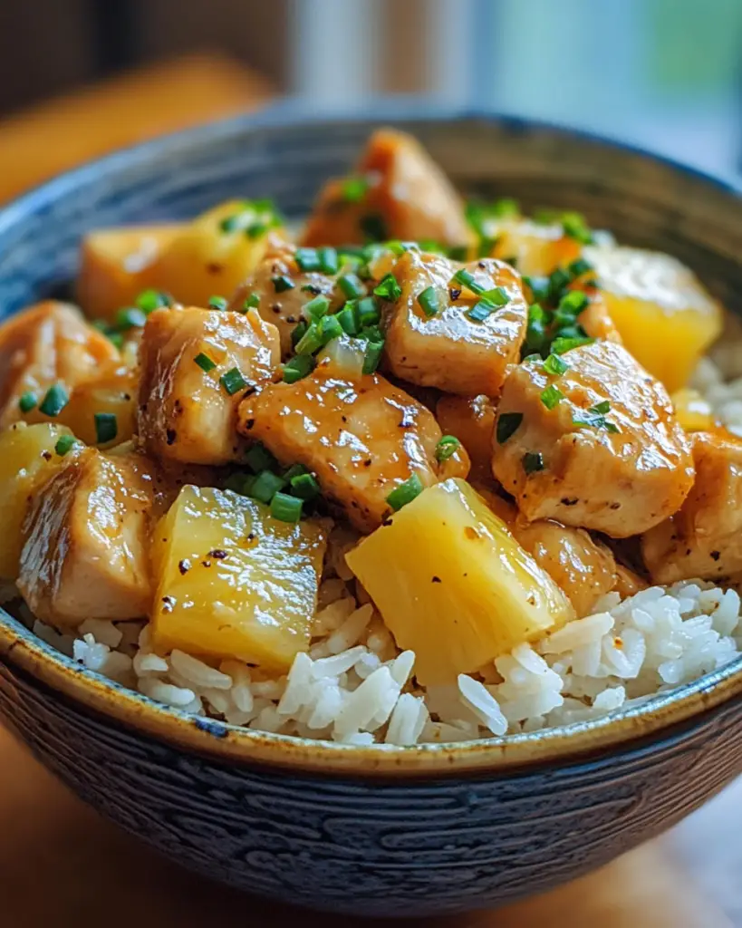 chicken pineapple rice, tropical chicken recipes, sweet and savory chicken rice, one-pot pineapple chicken, Hawaiian chicken and rice