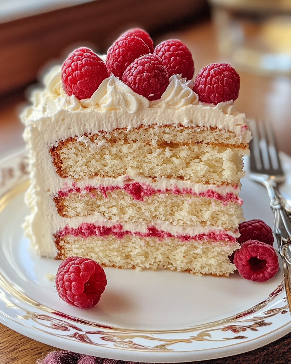 lemon raspberry cake, raspberry lemon dessert, tangy buttercream frosting, fresh berry cake recipe, moist lemon cake with raspberries