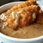 Homemade gravy, copycat KFC gravy, rich chicken gravy, savory gravy recipe, fast-food gravy recipe, creamy gravy, KFC gravy alternative