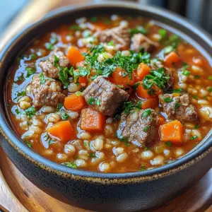 beef and barley soup, classic beef barley soup, easy beef soup, homemade beef soup, beef vegetable barley soup