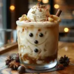 Baileys ice cream cocktail, boozy hot chocolate, winter dessert drink, creamy holiday cocktail, Irish cream hot chocolate