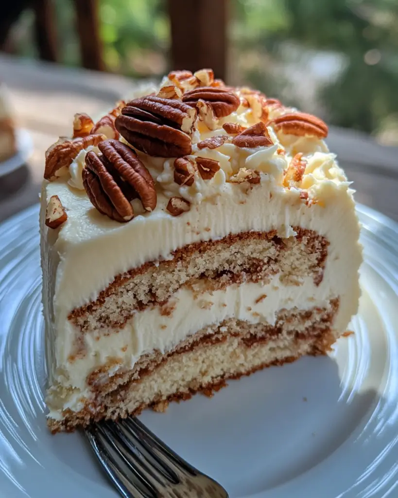 butter pecan dessert, pecan cake recipe, Southern pecan cake, homemade butter pecan cake, easy butter pecan cake