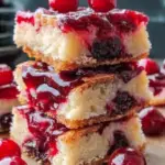 holiday cherry bars, festive cherry dessert, cherry bars recipe, Christmas dessert bars, cherry pie bars