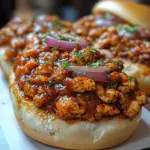 spicy chicken Sloppy Joes, Cajun-style Sloppy Joes, zesty chicken sandwich, bold Cajun chicken, Southern chicken Sloppy Joes
