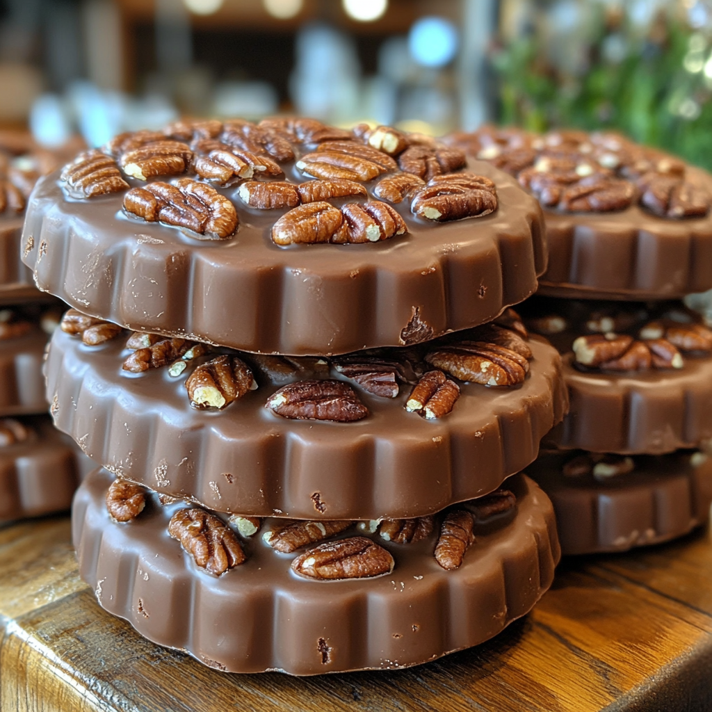 chocolate pecan candy, turtle candy clusters, caramel pecan chocolates, homemade turtle clusters, chocolate turtle recipe