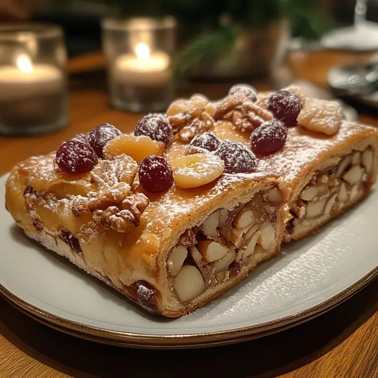 traditional Stollen recipe, German Christmas bread, homemade Stollen, holiday fruit bread, marzipan Stollen, Dresden Stollen, Christmas Stollen