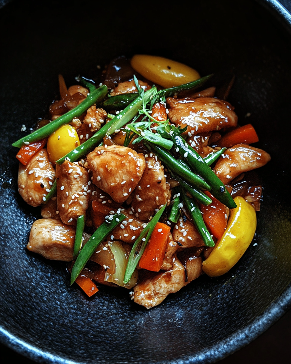 easy chicken stir-fry, quick chicken stir-fry, healthy chicken dinner, chicken and vegetable stir-fry, weeknight stir-fry recipe, simple chicken stir-fry