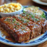 Cracker Barrel style meatloaf, copycat Cracker Barrel meatloaf, homemade Cracker Barrel meatloaf, best meatloaf recipe, restaurant-style meatloaf